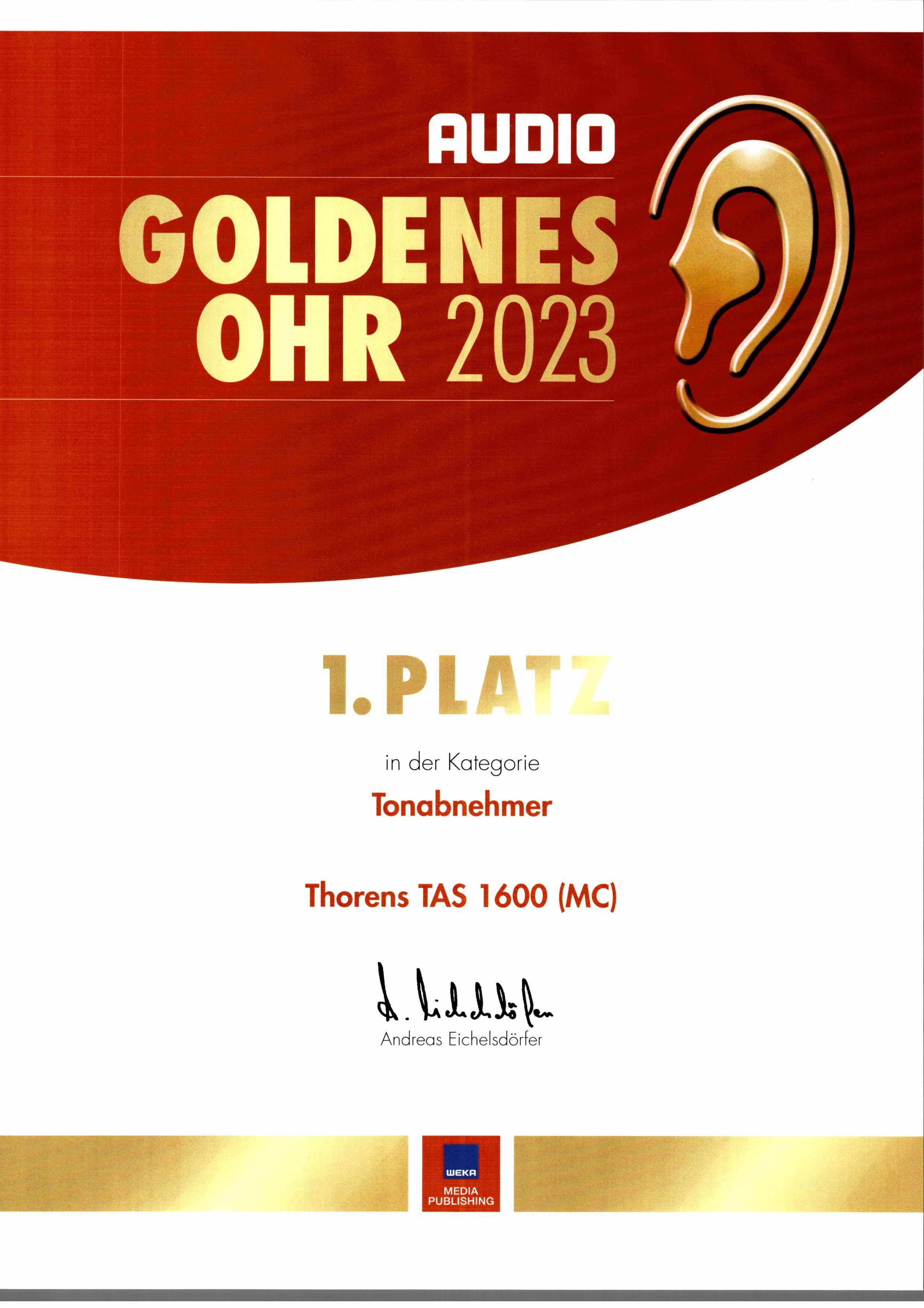 Auszeichnung Goldenes Ohr